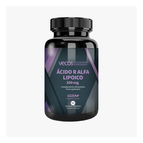 Vecos Nucoceuticals Ácido R alfa lipóico 200mg 90caps