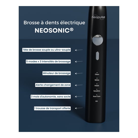 Neopulse Neosonic Cepillo Eléctrico Negro 1 ud