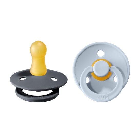 Slabbetjes Nacht fopspeen T1 IJzer en Baby Blauw