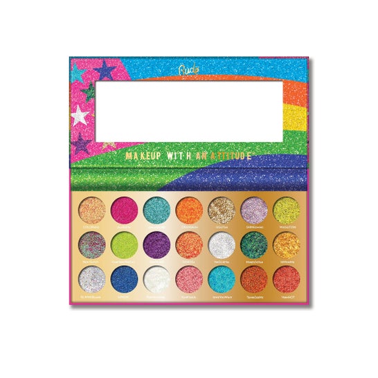 Rude Cosmetics United Shades Of Glitter Pressed Glitter Pal 1 ud