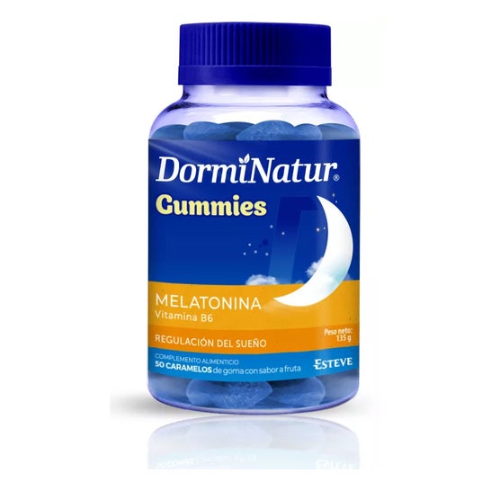 DormiNatur Gummis Melatonin + Vitamin B6 50 Bonbons