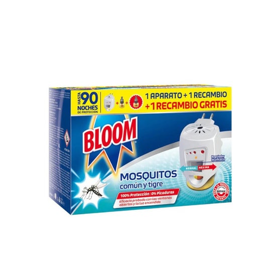 Bloom Insecticida Mosquitos Eléctrico + Recambio 2uds