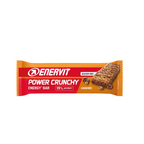 Enervit Power Crunchy Energy Bar Caramel Gluten Free 40g