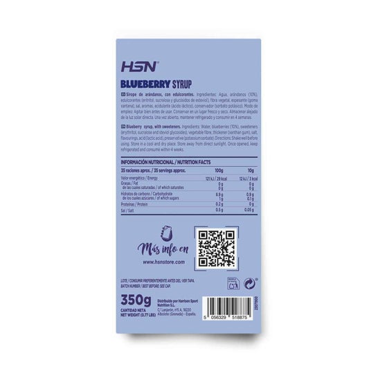 HSN Sirope Arándano Azul 350 g