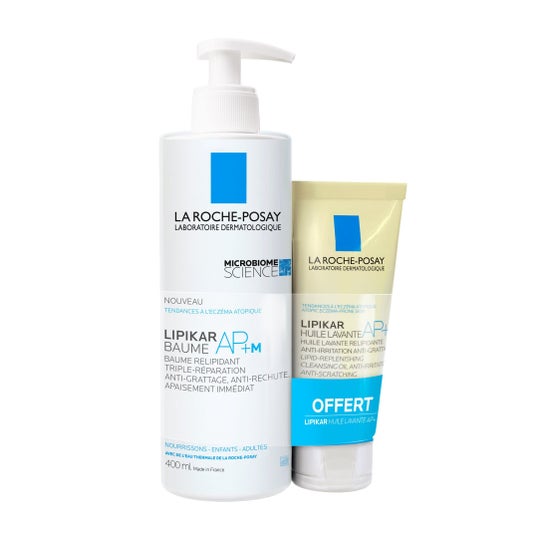 La Roche Posay Lipikar Balsem Ap+M 400 Ml + Aangeboden Wasolie