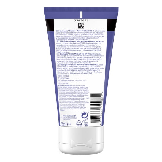 Neutrogena® Visibly Renew SPF20 Hand Cream 75ml