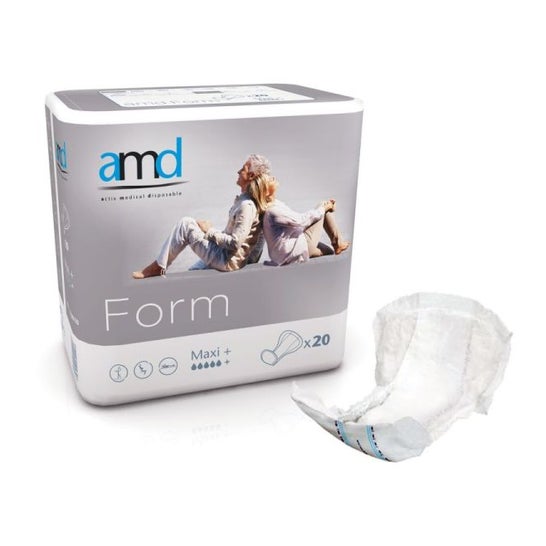 Amd Form Maxi+ Protectores Incontinencia Adulto 20uds