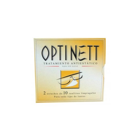 Optinett toallitas limpia gafas 20uds