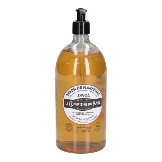 Le Comptoir du Bain Jabón de Marsella Surgras Manteca Karité 1L