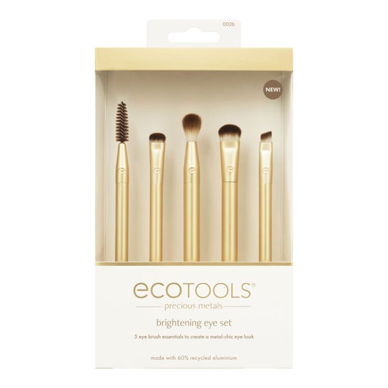 Ecotools Precious Metals Set de Brochas para Ojos 5 uds