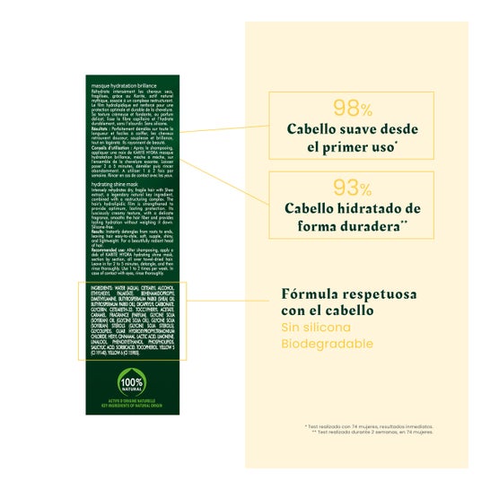 René Furterer Karité Hydra Mascarilla Hidratación Brillo 100 ml