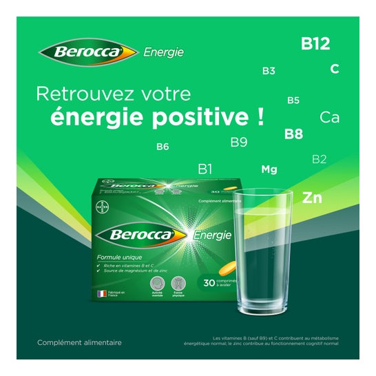 Berocca Energie Complément Alimentaire 60comp