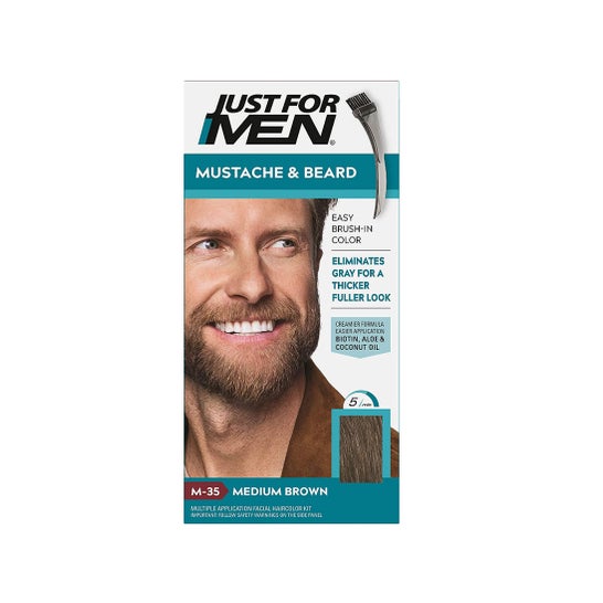 Just For Men Beard and Mustache M35 Medium Chestnut 14g