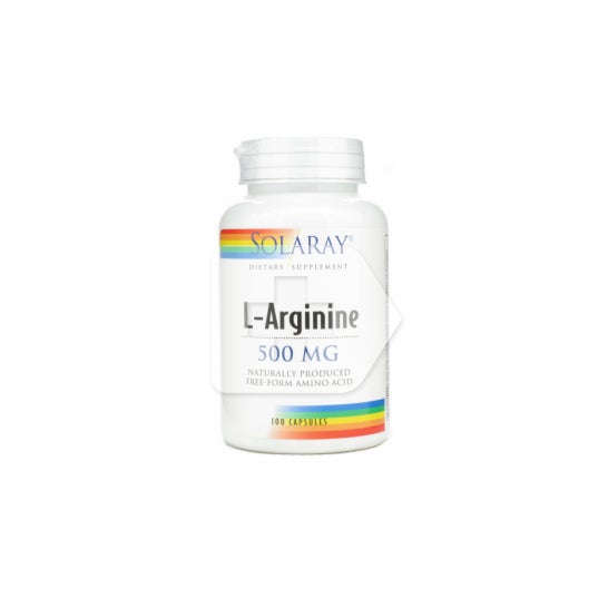 Solaray L-arginine 500 mg 100 caps
