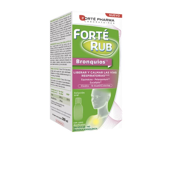 Forté Pharma Forté Rub Bronquios Jarabe 200ml