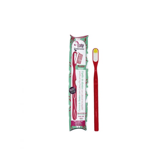 Cepillo de dientes Lamazuna Medium Red
