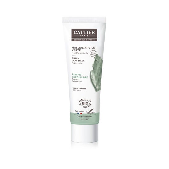 Cattier Mascarilla de Arcilla Verde y Menta 100ml