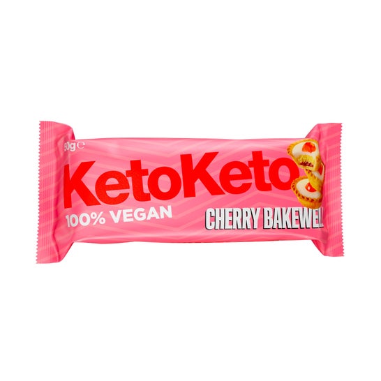Keto Keto Barrita vegana de cereza y almendras 50g