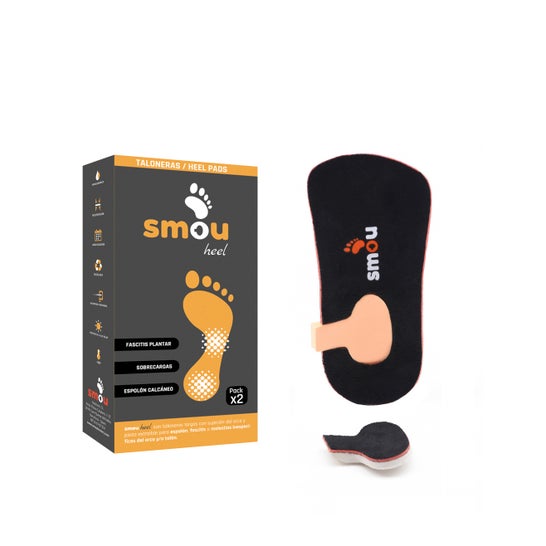 Smou Heel Talonera Larga Fascitis y Espolón 42/43/44 1 Par