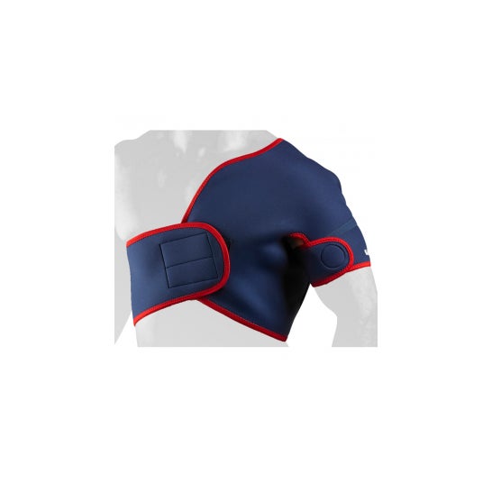 Vulkan soporte hombro izquierdo clásica azul 3mm Talla XL