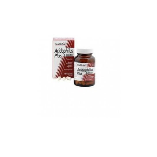 Health Aid Acidophilus Plus 4 Billones 60 Cáps.