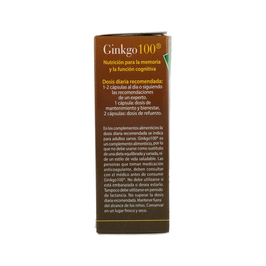 100% Natural Ginkgo 60cáps