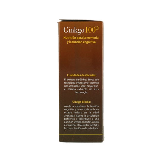 100% Natural Ginkgo 60cáps