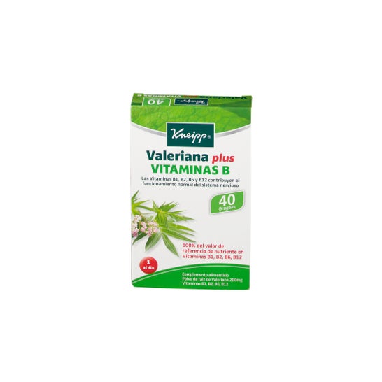 Kneipp Valeriana Plus Vitaminer B 40 Dragees