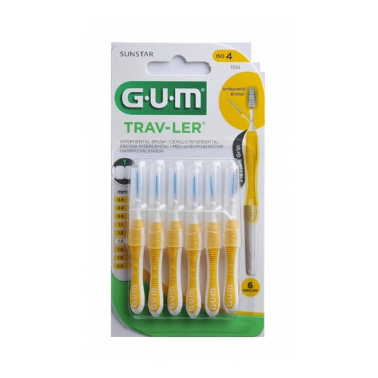 GUM® Butler interdental brush travel 1514 6pcs