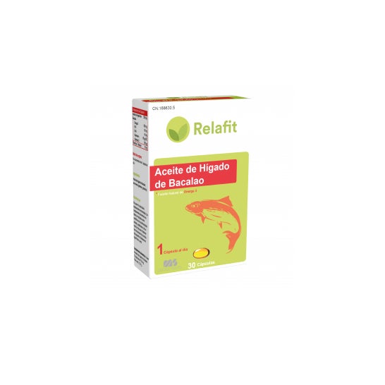 Relafit Aceite de hígado de bacalao 30 Perlas