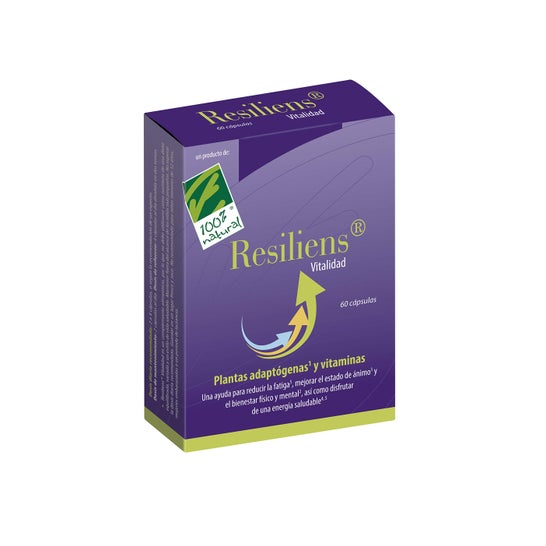 100% Natural Resiliens Vitality 60 capsules
