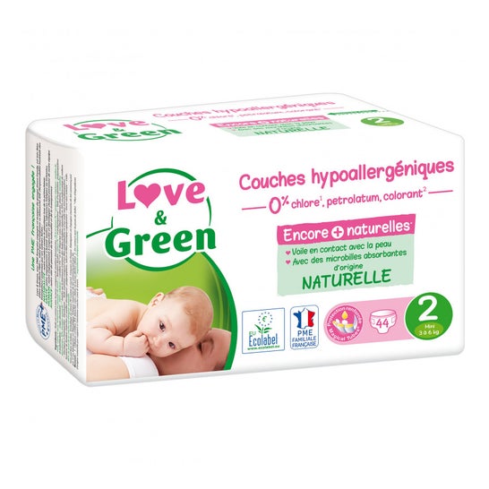 Love&Green Eco Pañales T2 3-6Kg 44