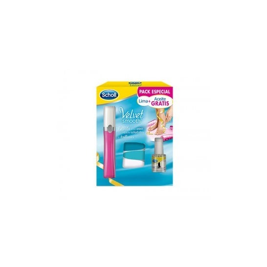 Scholl Velvet Smooth Special Pack Electronic nail file + oil