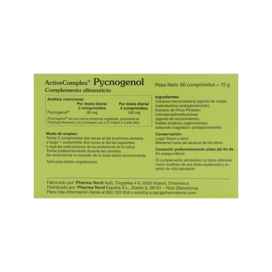 Activecomplex® Pycnogenol 60 comp