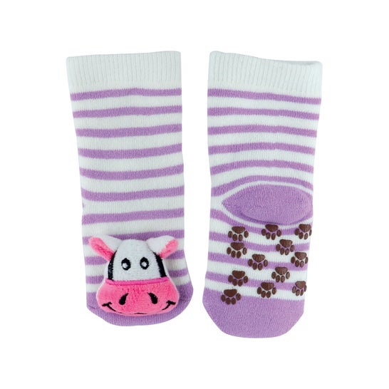 Babyoops Indoor-Socken Kuh 1 Stück