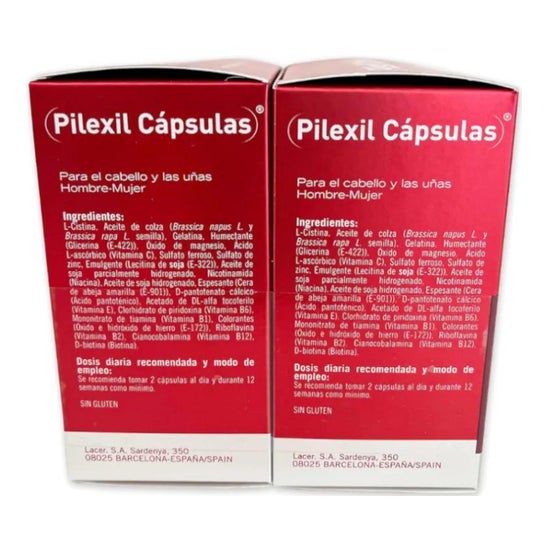 Lacer Pilexil Duplo 2X100 Caps Lacer Pilexil Duplo 2X100 Caps