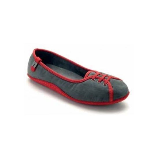 Scholl Hakari Microfibre W Gris Rojo Talla 36 1 Par
