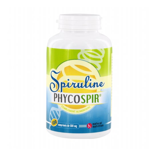 Natürliche Ernährung Phycospir Spirulina 180kapseln