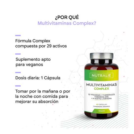 Nutralie Multivitaminas Complex 29 Activos 60caps