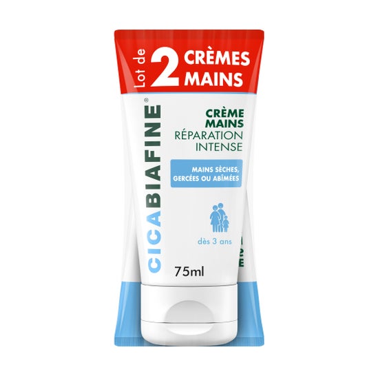 Biafine - Cicabiafine Hand Cream Intense Repair 75ml lot of 2