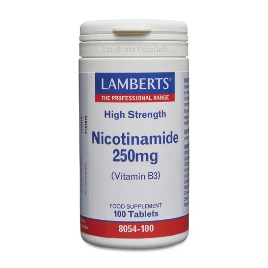 Lamberts Nicotinamide 250mg Vitamine B3 Lamberts Nicotinamide 250mg Vitamine B3