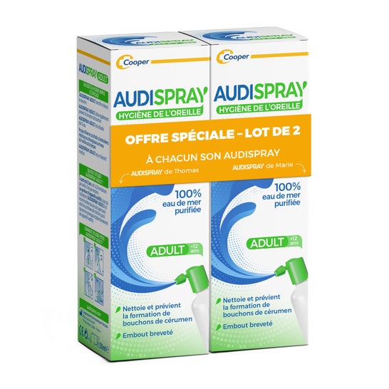 Audispray Spray voor Volwassenen 2x50ml