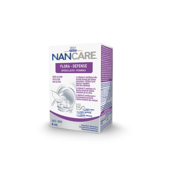 Nestlé Nancare Flora Defense Bifidus Lactis + VitaminaD Gotas 8ml