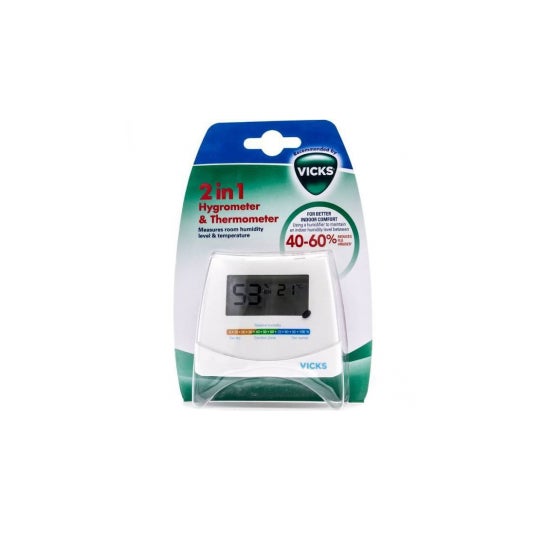Vicks 2-in-1 Hygrometer and Thermometer 