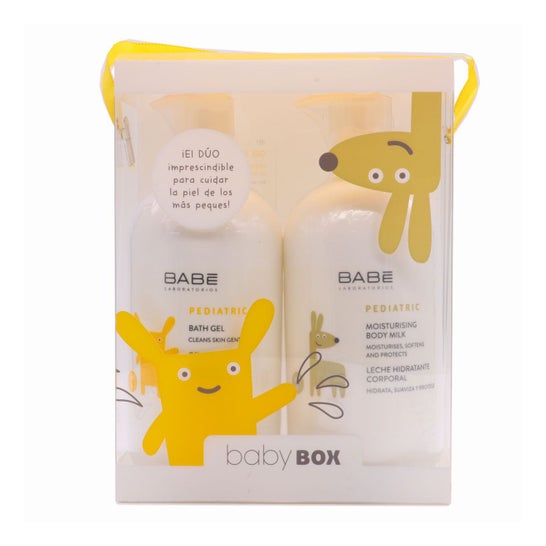 Babe Baby Box Pediatric Pack Gel de Baño + Leche Hidratante
