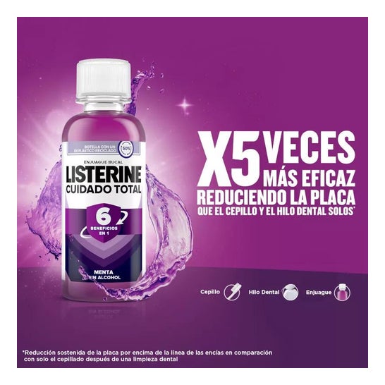Listerine Enjuague Bucal Cuidado Total 95ml Listerine Enjuague Bucal Cuidado Total 95ml