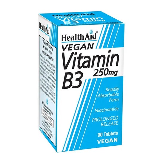 HealthAid Vitamin B3 (Niacinamide) 250mg 90comp HealthAid Vitamin B3 (Niacinamide) 250mg 90comp