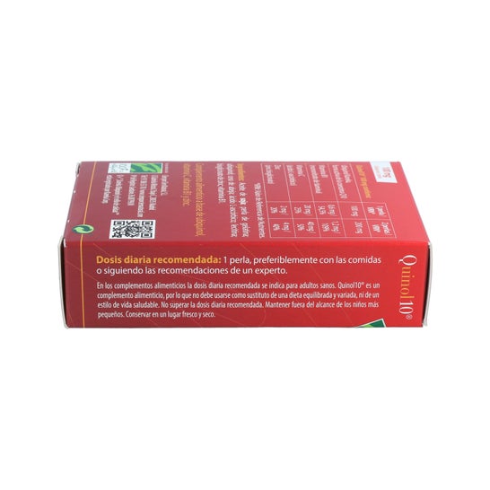 100% Natural Quinol 10 50mg 30 perlas