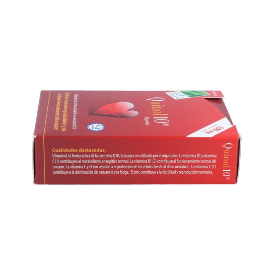 100% Natural Quinol 10 50mg 30 perlas