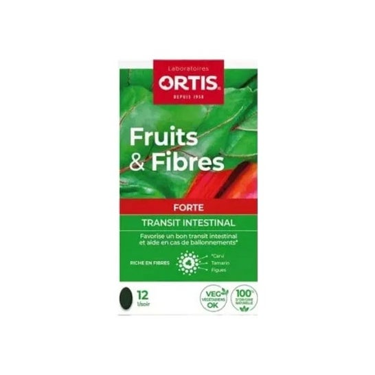 Ortis Fruit & Fiber Forte Intestinal Transit Fast Action 12 Comp